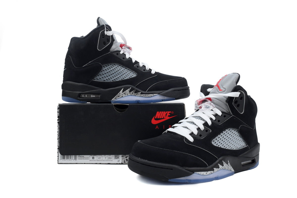 Nike Air Jordan 5 Retro OG Black Metallic Reimagined - Image 3