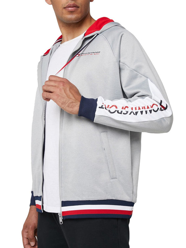 Tommy Hilfiger Sport Men's Colorblock Zip-Up Track Hoodie