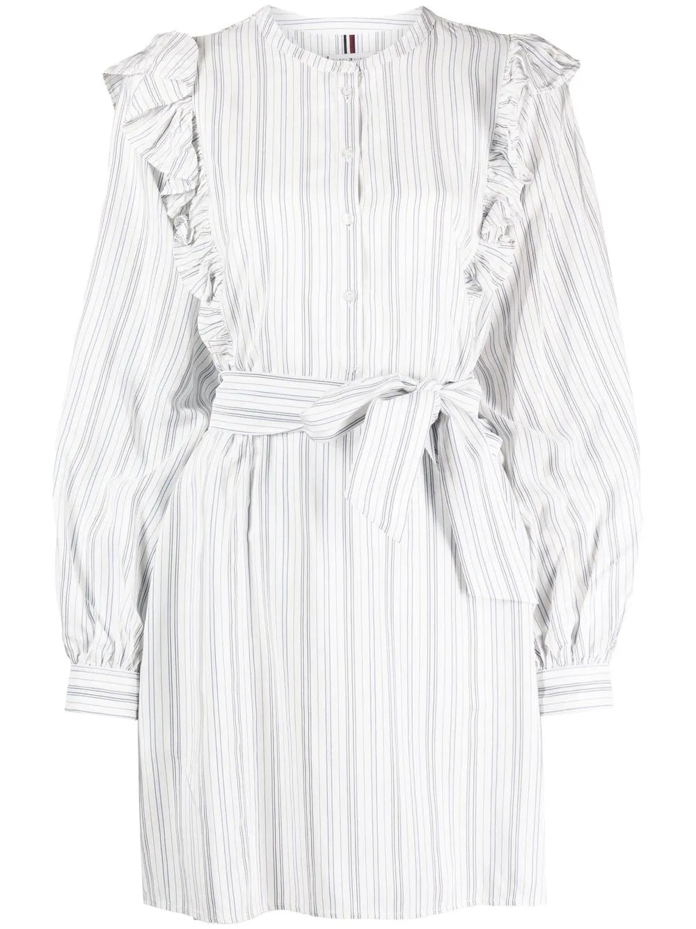 Tommy Hilfiger Regular Stripe Short Ruffle Dress - Image 2