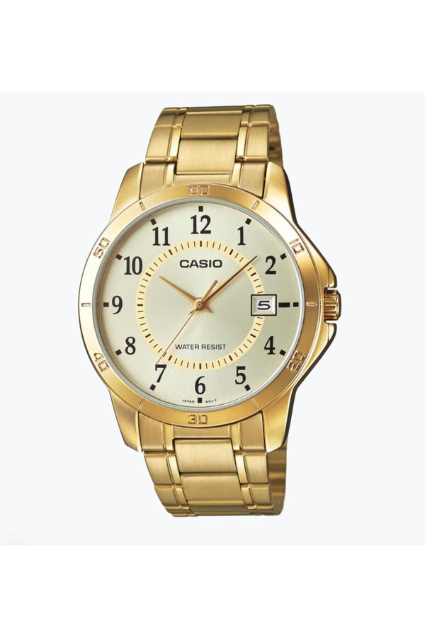 Casio Gold Tone Men's Watch MTP-V004G-9B