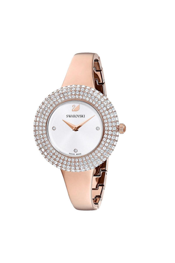 Swarovski Ladies Rose Watch - Crystal Bezel