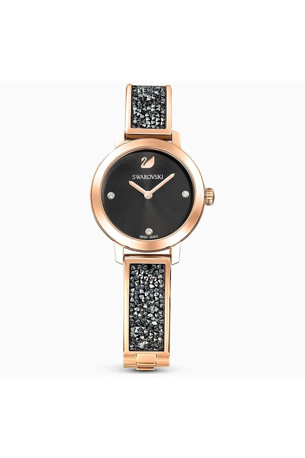 Swarovski Cosmic Rock Watch - Black Metal Bracelet