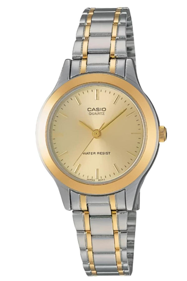 Casio Gold Dial Women's Watch LTP-1128G
