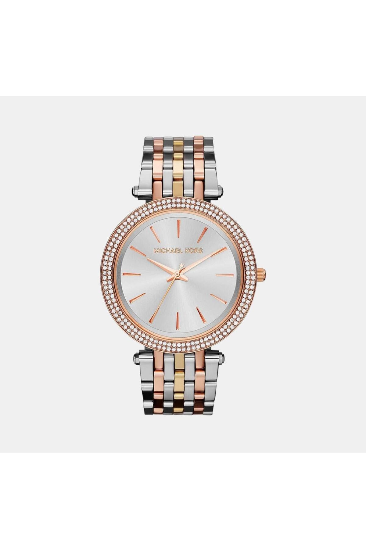 Kors Womens WristWatch Darci Silver Dial Stainless Steel Analogue Watch - MK3203 - Image 1