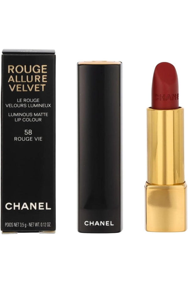 CHANEL Rouge Allure Velvet Luminous Matte Lip Color – 58 Rouge Vie