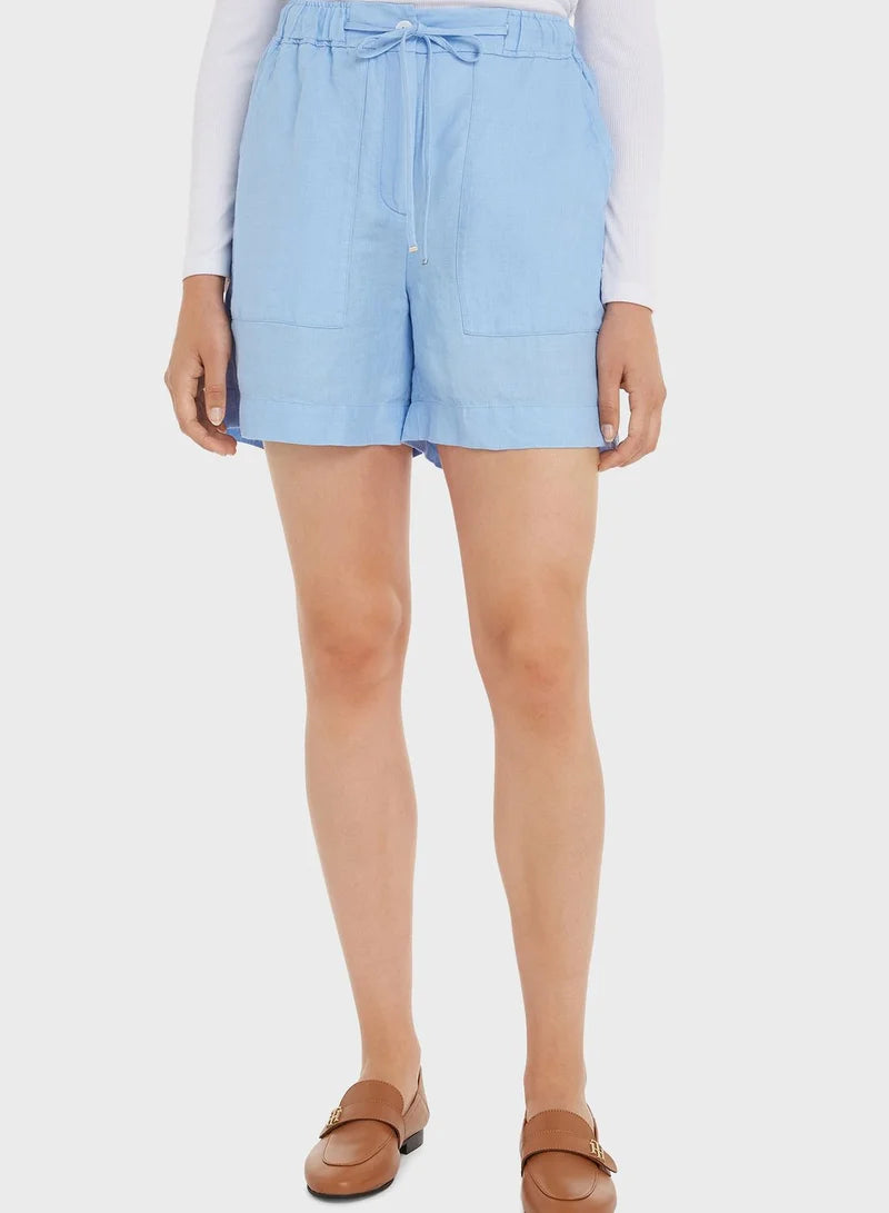 TOMMY HILFIGER High Waist Shorts for Women - Image 1