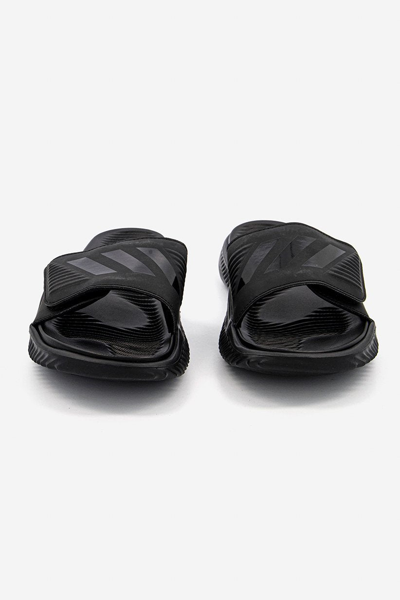 Men Alpha Bounce Slip On Slide, Black - Image 4