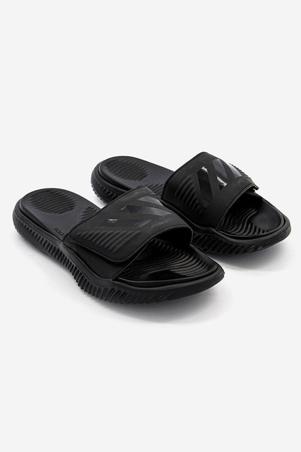 Men Alpha Bounce Slip On Slide, Black