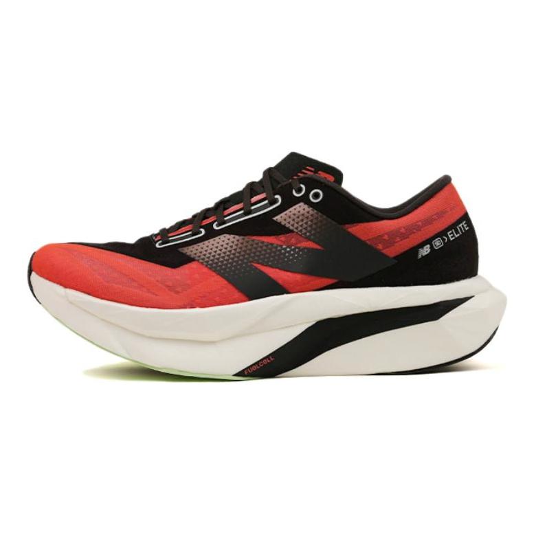 New Balance Elite V4 Comfortable Soft Low-Top Men's Running Shoes – Red/Black/White - Image 1