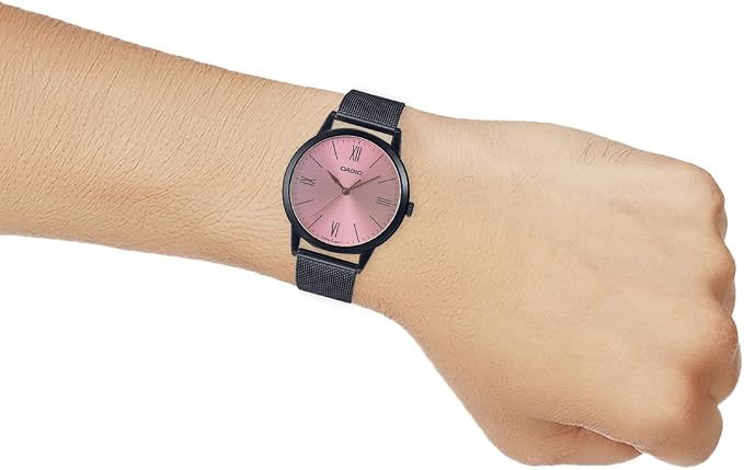 Casio Men's Watch - MTP-E600MB-4BDF Pink Dial - Image 5