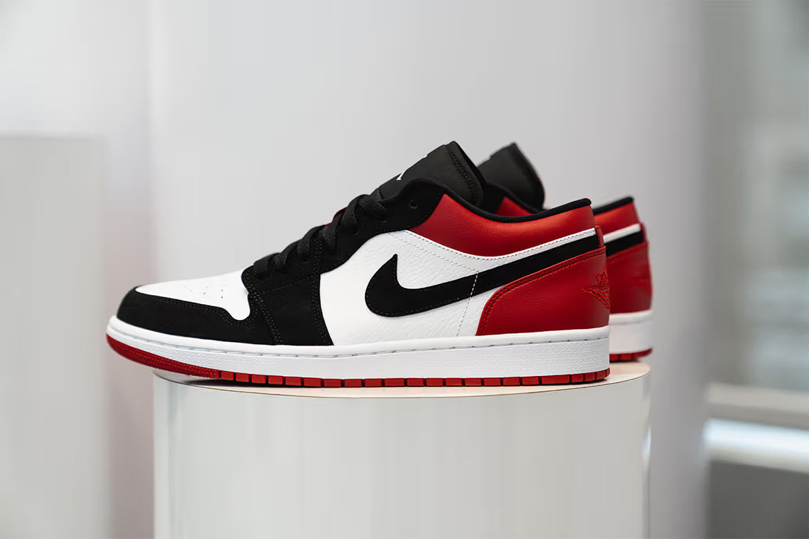 Nike Air Jordan 1 Lows - Red - Image 2
