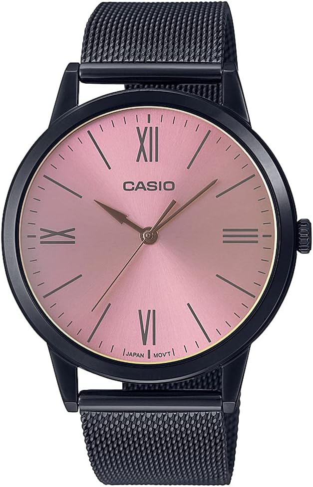 Casio Men's Watch - MTP-E600MB-4BDF Pink Dial - Image 1