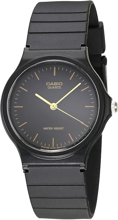 Casio MQ24 Series | Quartz Analog Watch for Men | Water Resistant | Resin Case | Resin Band | Resin Glass | Three Hand Analog (HR, Min, SEC)