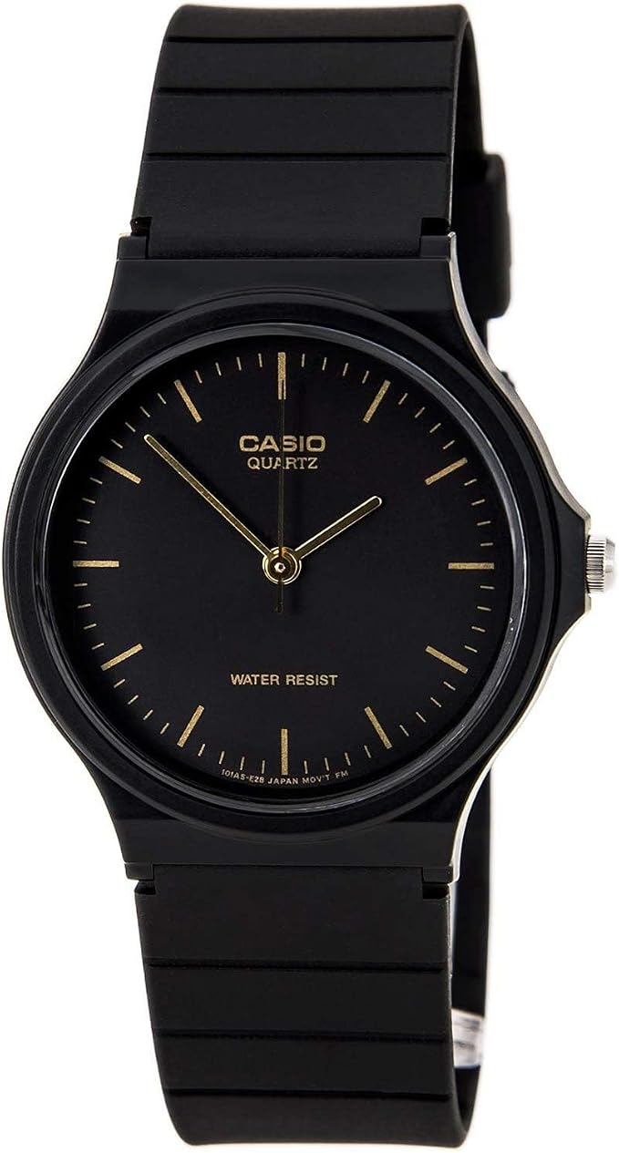 Casio MQ24 Series | Quartz Analog Watch for Men | Water Resistant | Resin Case | Resin Band | Resin Glass | Three Hand Analog (HR, Min, SEC) - Image 3