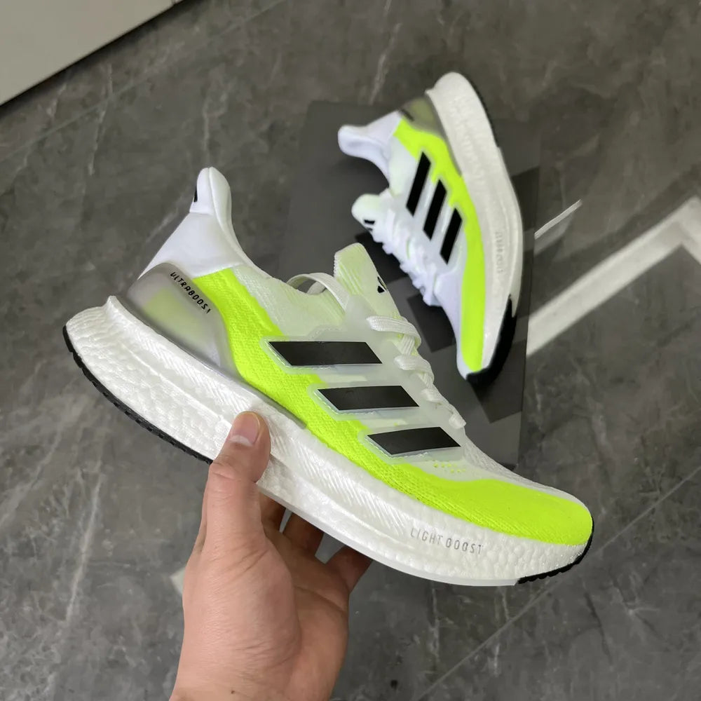 Ultraboost Light Men Women Run To Breathe And Comfortable White - Yellow 1 - Image 4