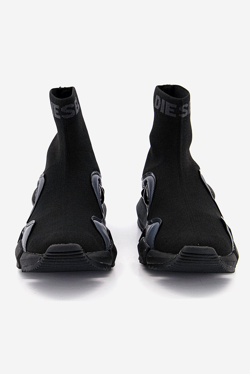 Diesel Men H-Padola HSB Slip On Sneakers, Black - Image 3