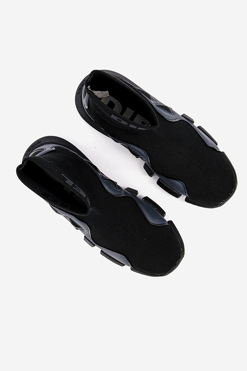 Diesel Men H-Padola HSB Slip On Sneakers, Black - Image 4