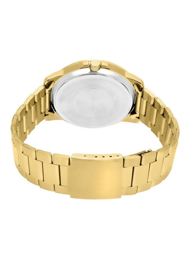 Men Water Resistant Analog Watch MTP-VD01G-9EVUDF - 45 mm - Gold - Image 2