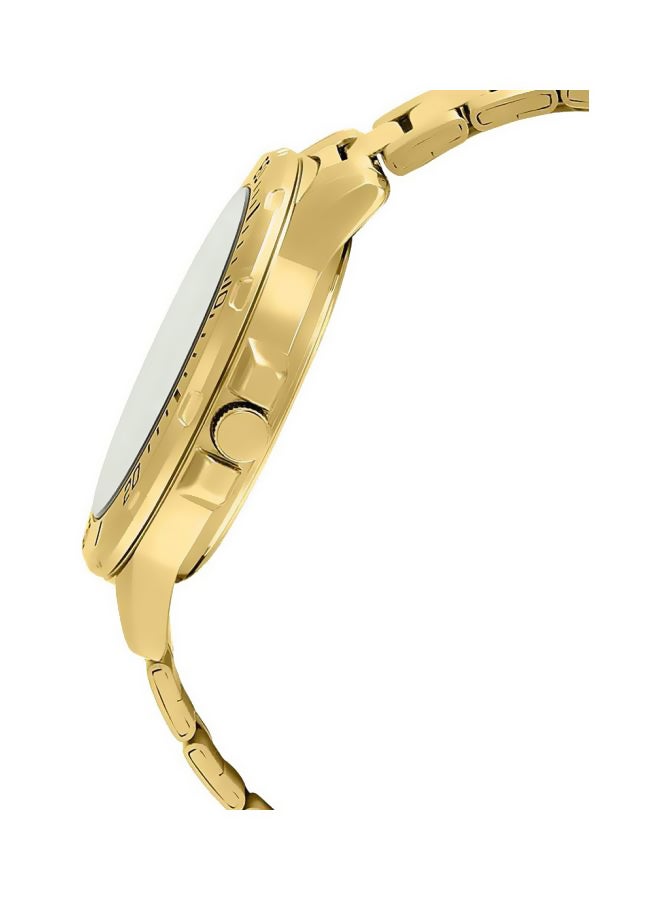 Men Water Resistant Analog Watch MTP-VD01G-9EVUDF - 45 mm - Gold - Image 3