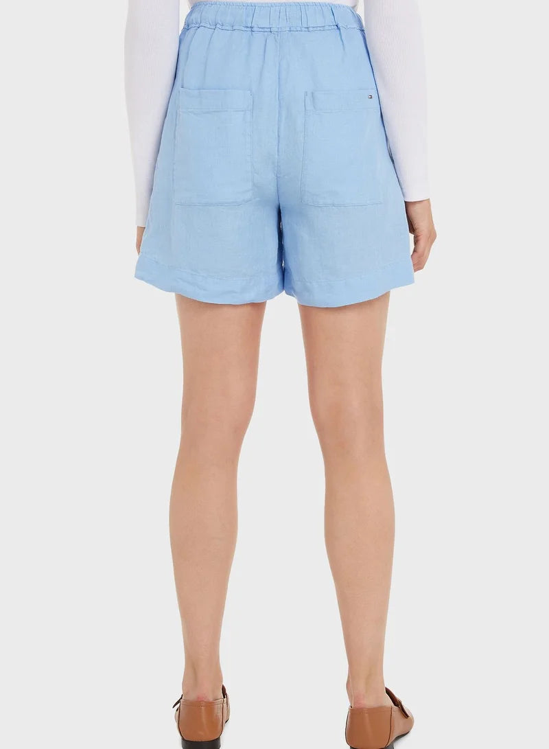 TOMMY HILFIGER High Waist Shorts for Women - Image 2