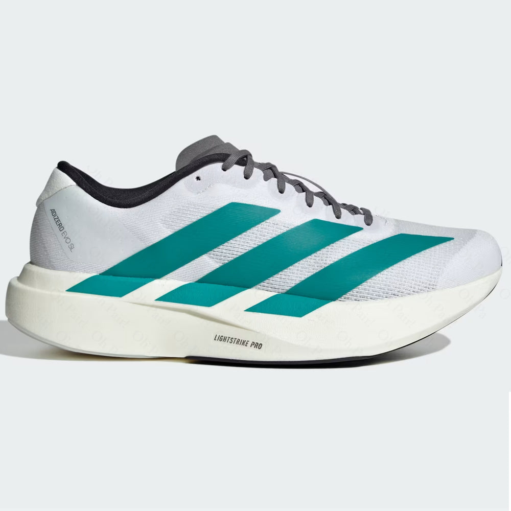 Adidas Adizero Evo SL Cloud White / Pure Teal / Grey Four - Image 1