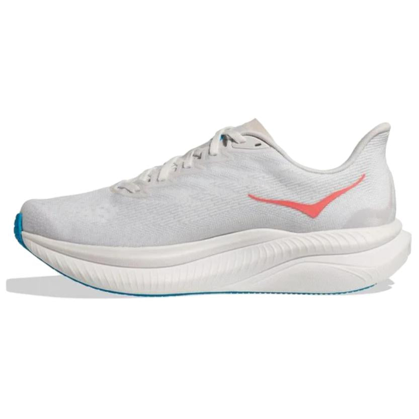 Mach 6 White Nimbus Cloud Women's HOKA ONE ONE, Grey White - Image 1