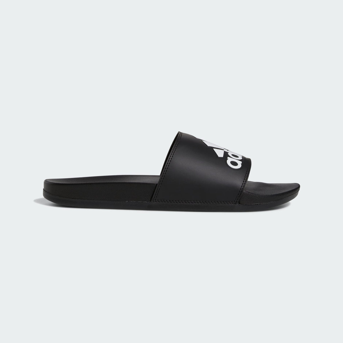 Adidas Adilette Comfort Slides - Black/White - Image 2