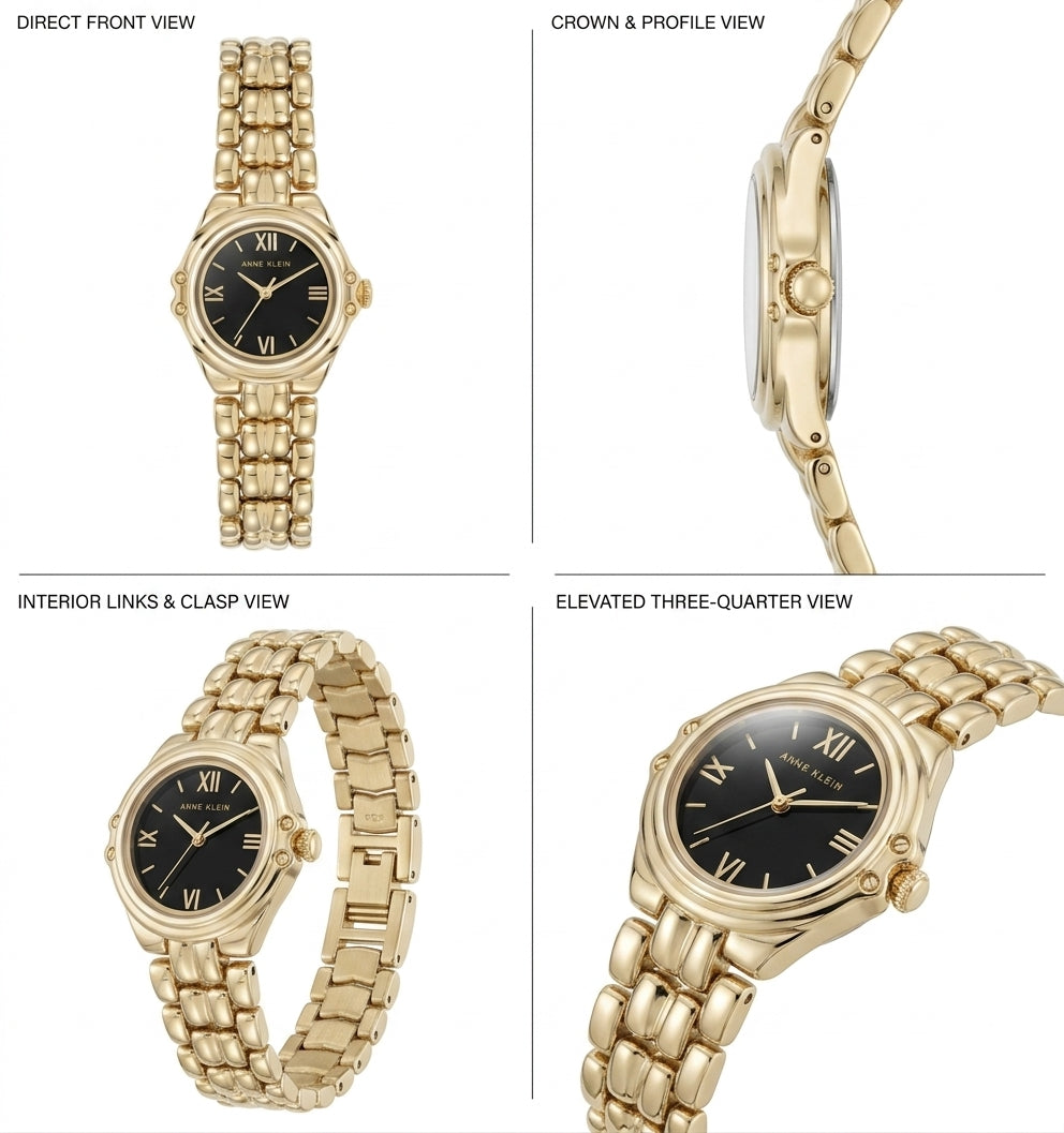 Anne Klein Women's Gold-Tone Bracelet Watch - Image 2