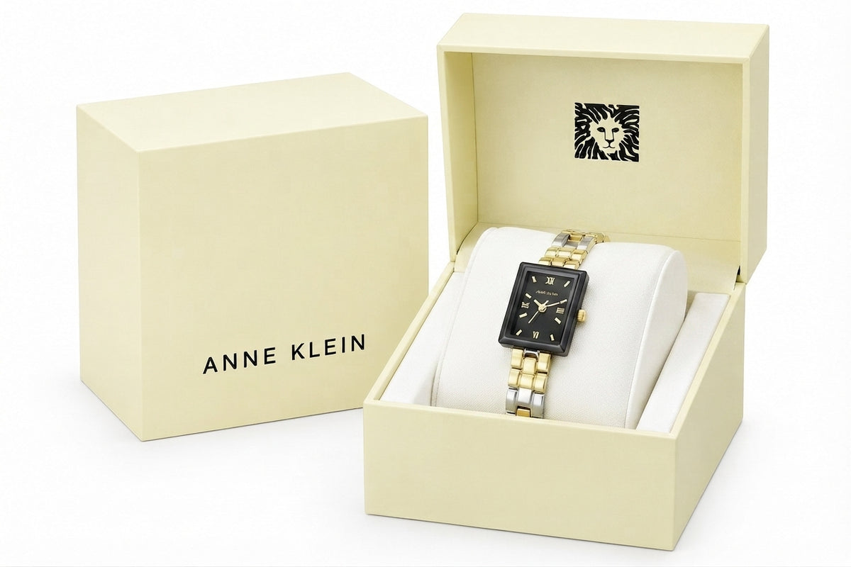 Anne Klein Women’s Two-Tone Rectangular Watch - Image 2