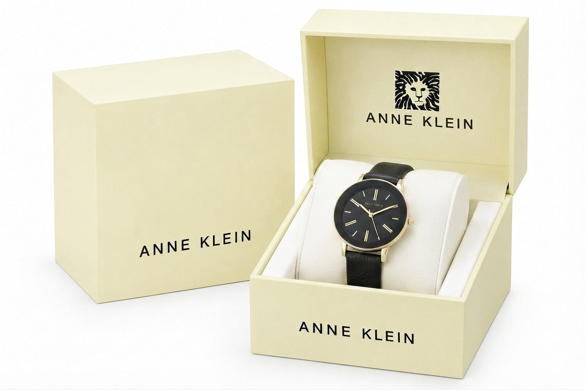 Anne Klein Women's Leather Strap Watch - Image 2