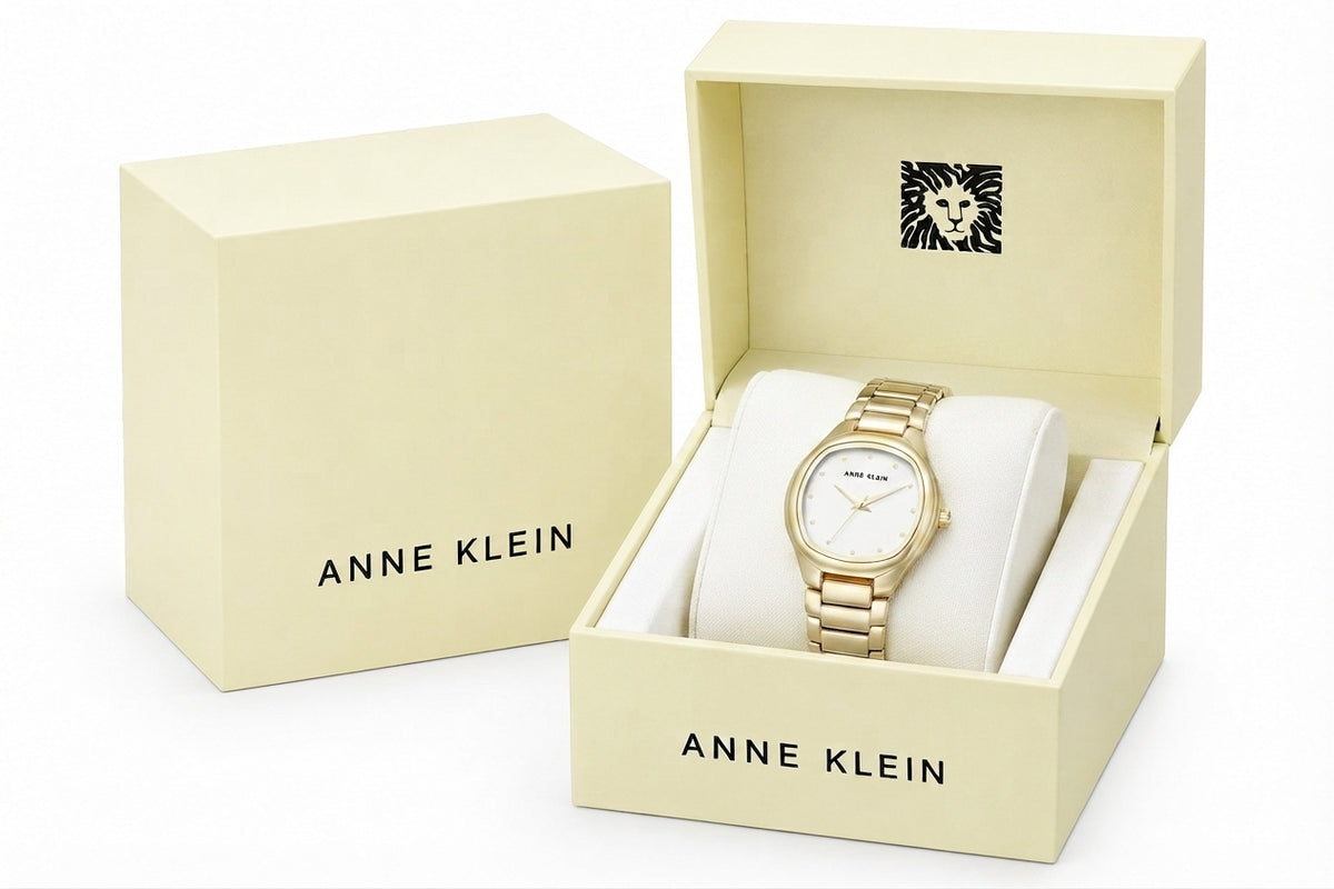 Anne Klein Women's Quartz Everyday Cushion Two-Tone Alloy Metal Bracelet Watch - Image 2