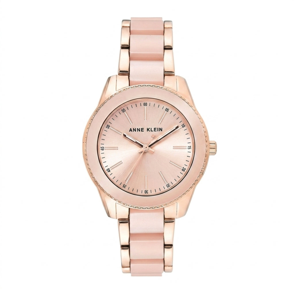 Anne Klein Women's Rose Gold-Tone Bracelet Watch - Image 1