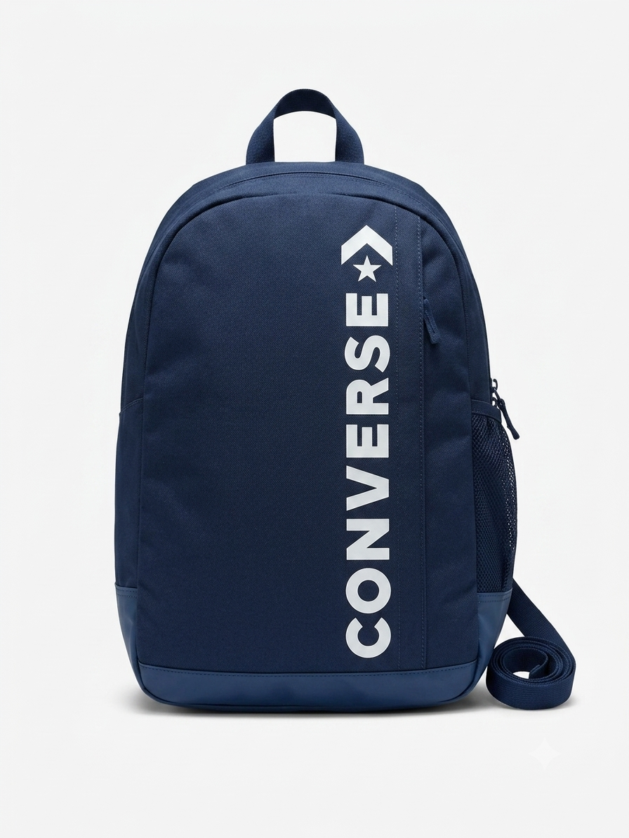 Converse Unisex Vertical Logo Backpack (Navy Blue) - Image 1
