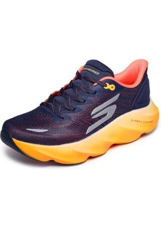 Skechers Bikers - Fiesta Mary Jane Women's Shoes in Blue/Orange/Navy - Image 1