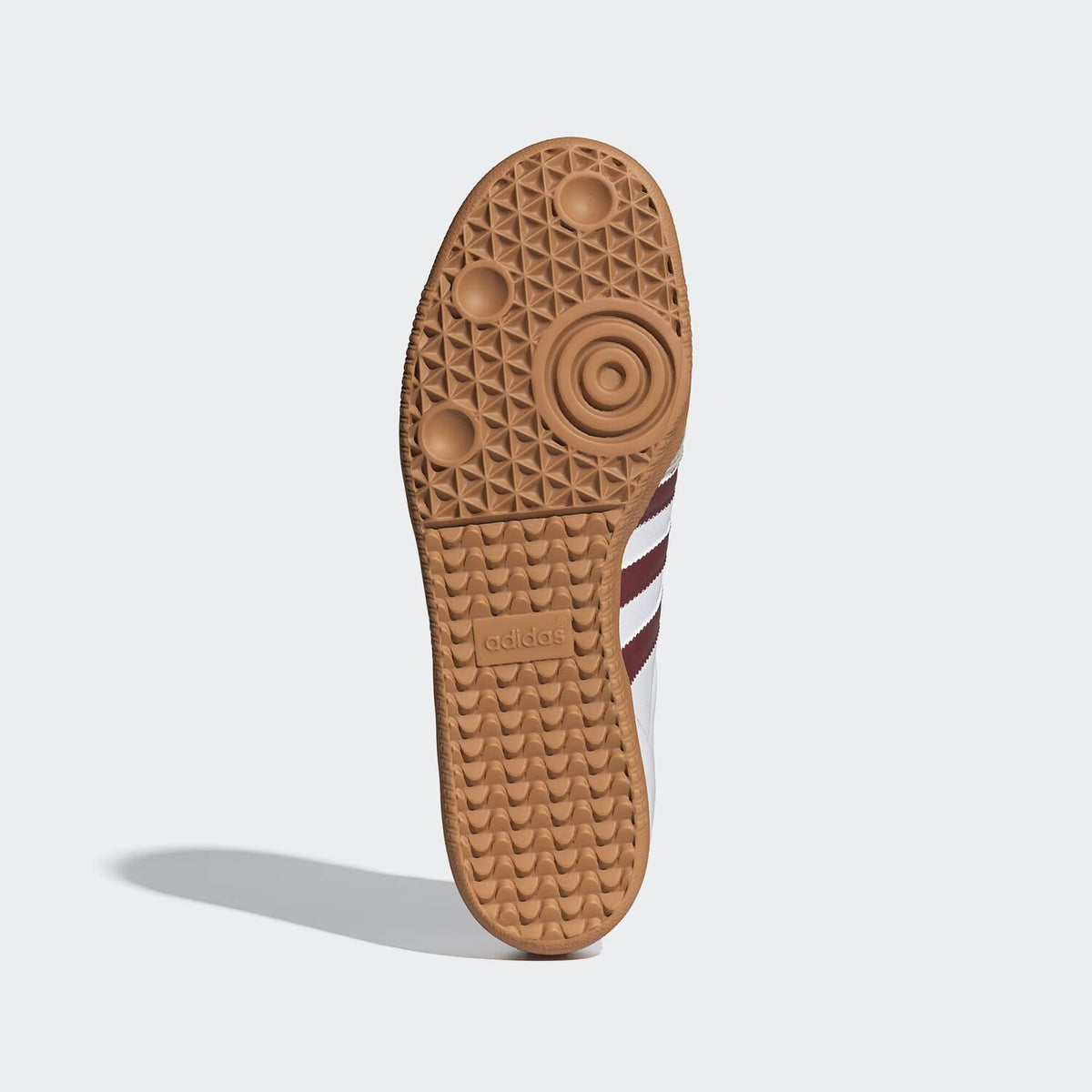 Adidas Samba OG – Cloud White / Collegiate Burgundy / Gum - Image 3