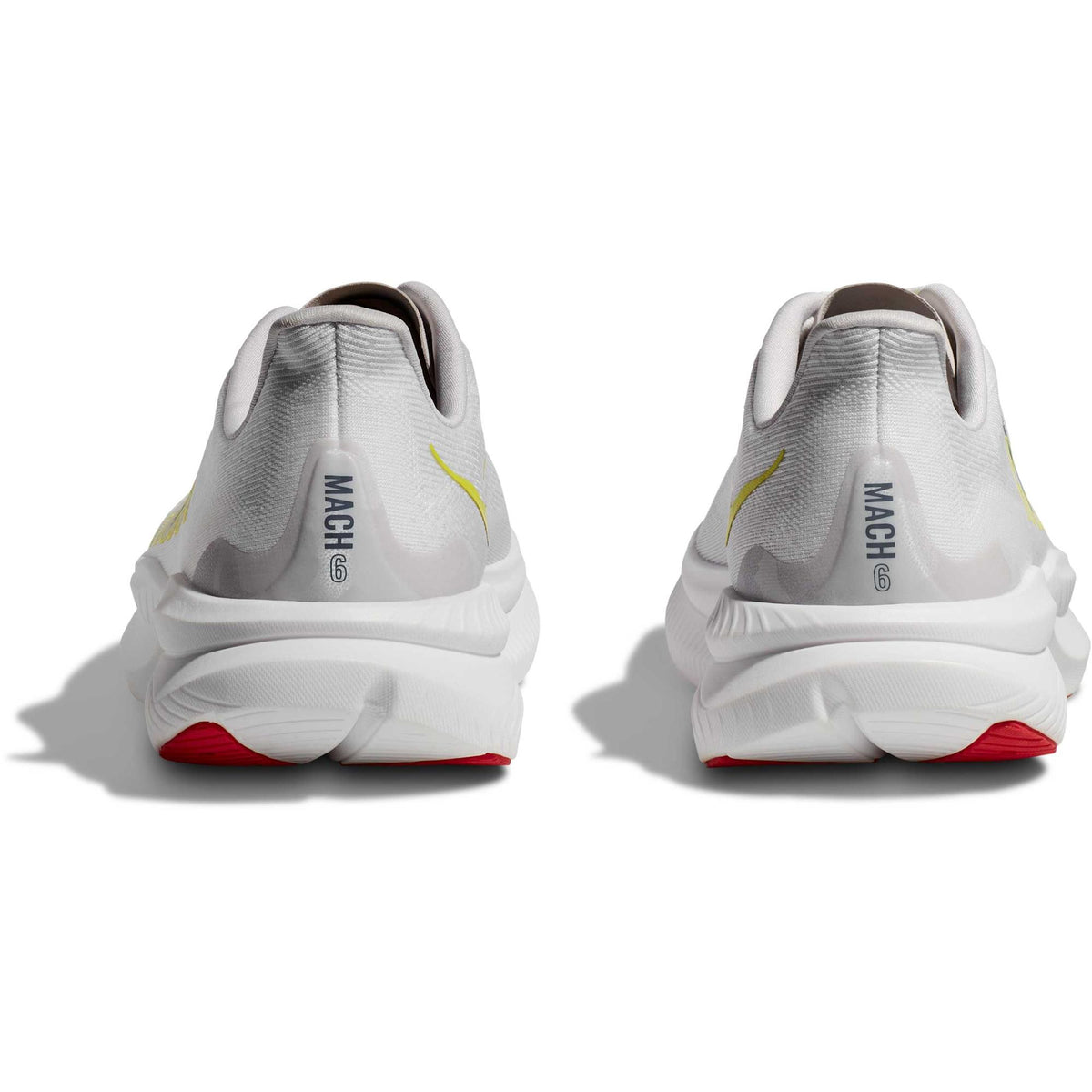 Mach 6 HOKA Running Shoes, White/Nimbus Cloud - Image 4