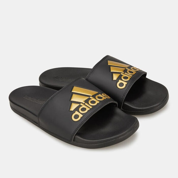 Adidas Adilette Comfort Slides - Black/Gold