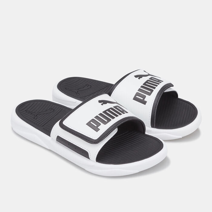 Puma Royalcat Comfort Slides - White - Image 1