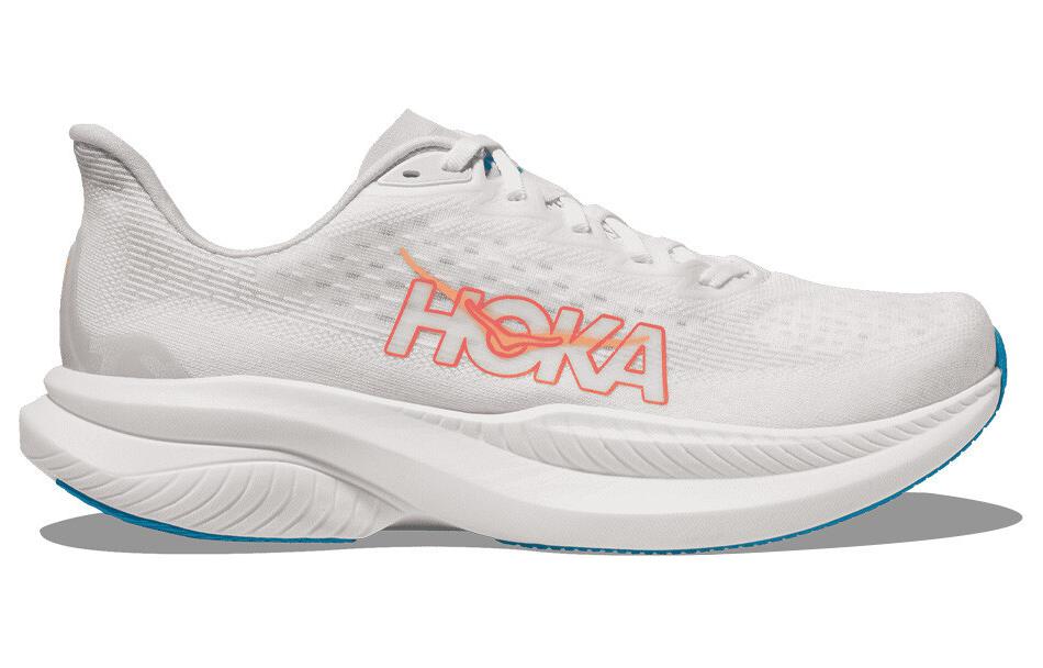 Mach 6 White Nimbus Cloud Women's HOKA ONE ONE, Grey White - Image 2
