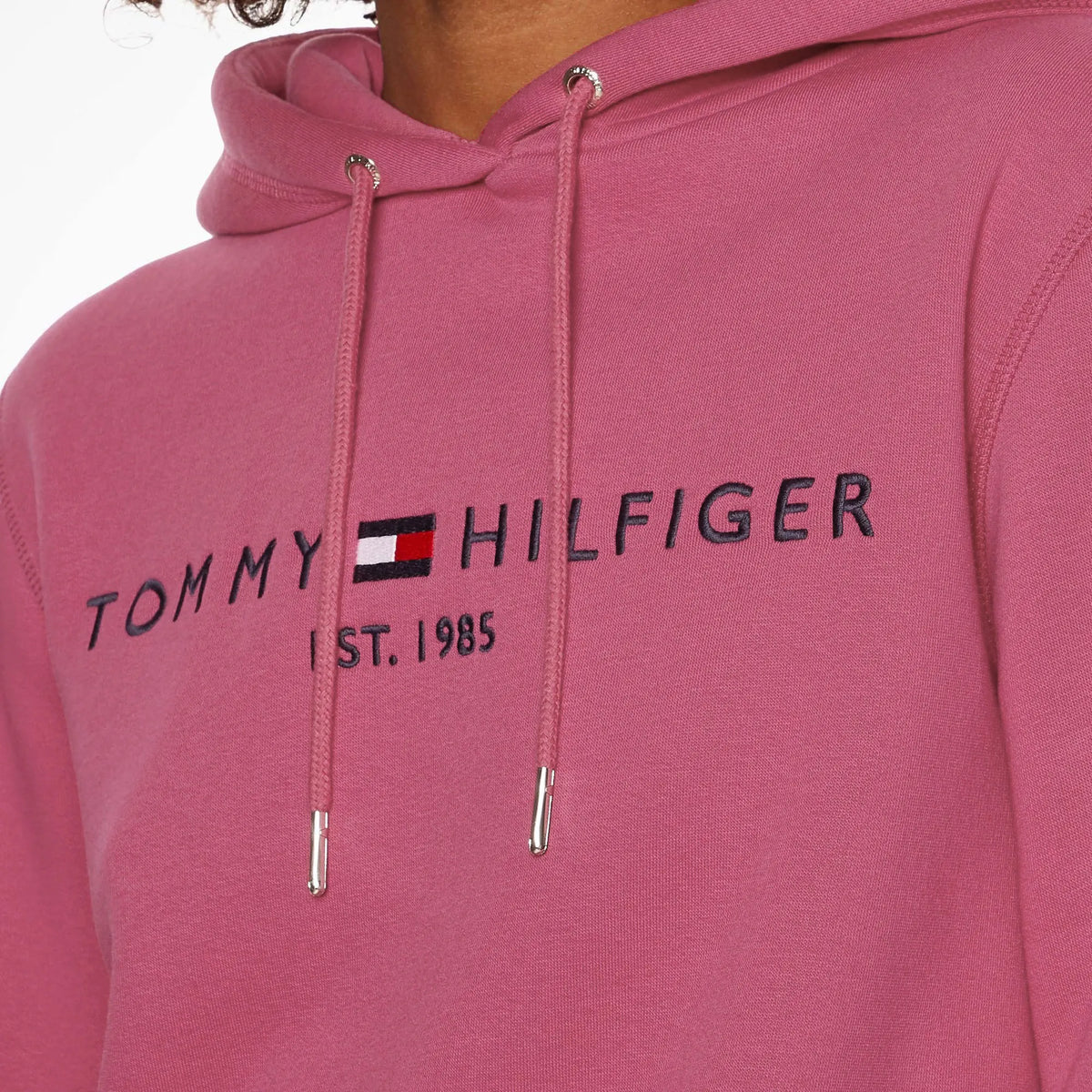 Tommy Hilfiger Women's Core Flag Embroidery Fleece Hoodie - Image 3