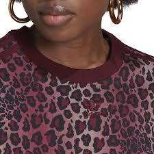 Marron Cotton Top Leopard