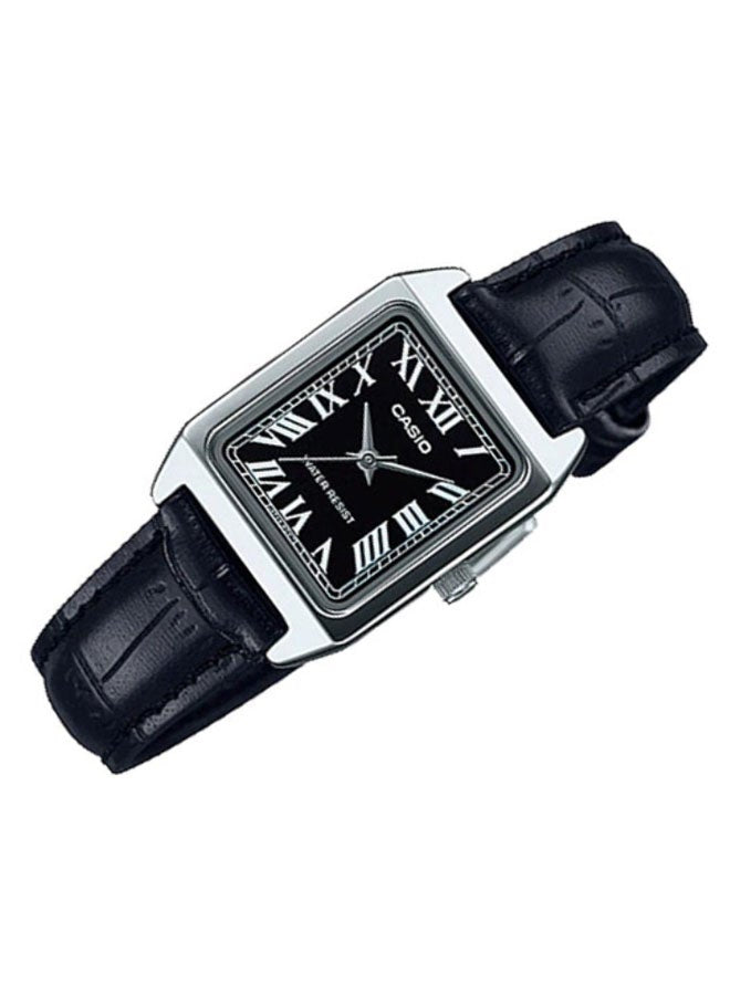 Casio Women's Watch - LTP-V007L-1BUDF Black Dial, Black Band - Image 2
