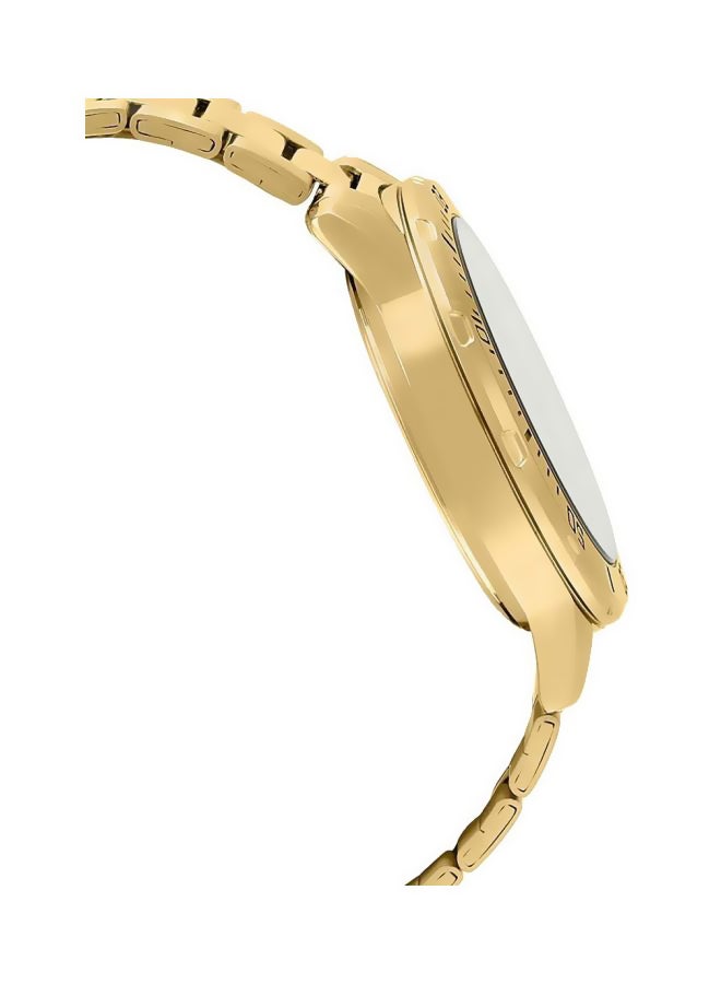 Men Water Resistant Analog Watch MTP-VD01G-9EVUDF - 45 mm - Gold - Image 4