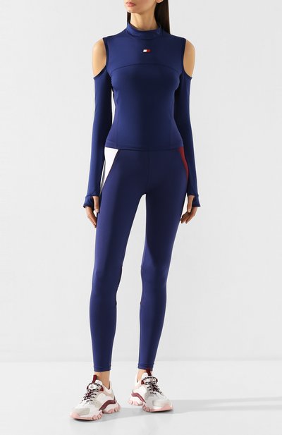 Tommy Hilfiger Sport Women's Signature Flag Active Gym Tights - Image 2