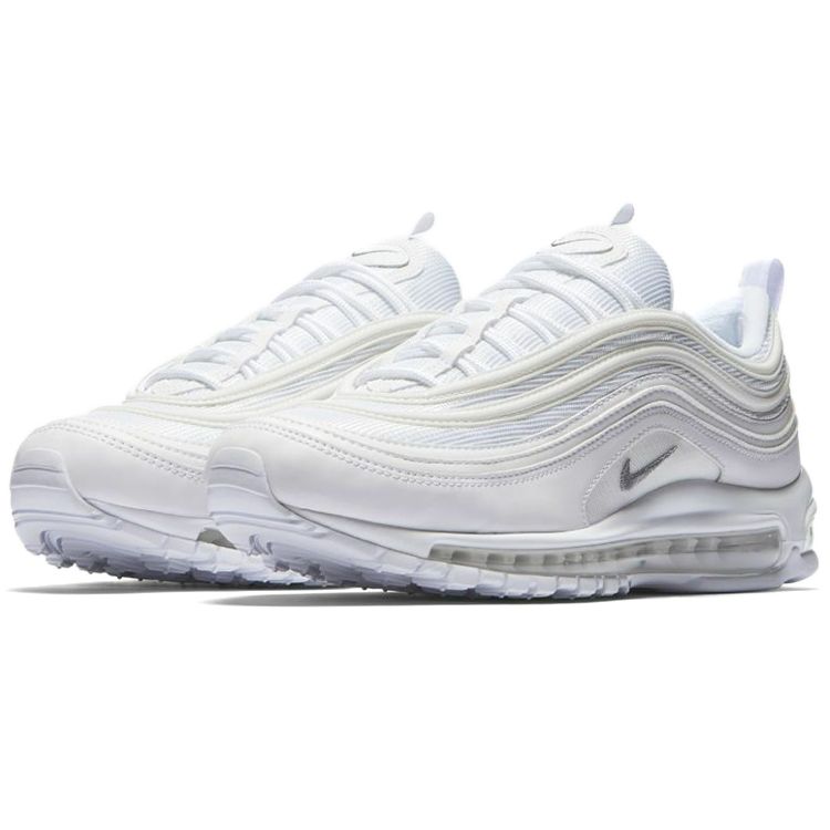 Nike Air Max 97 Triple White Men's Sneakers (Wolf Grey/Black) - Image 3