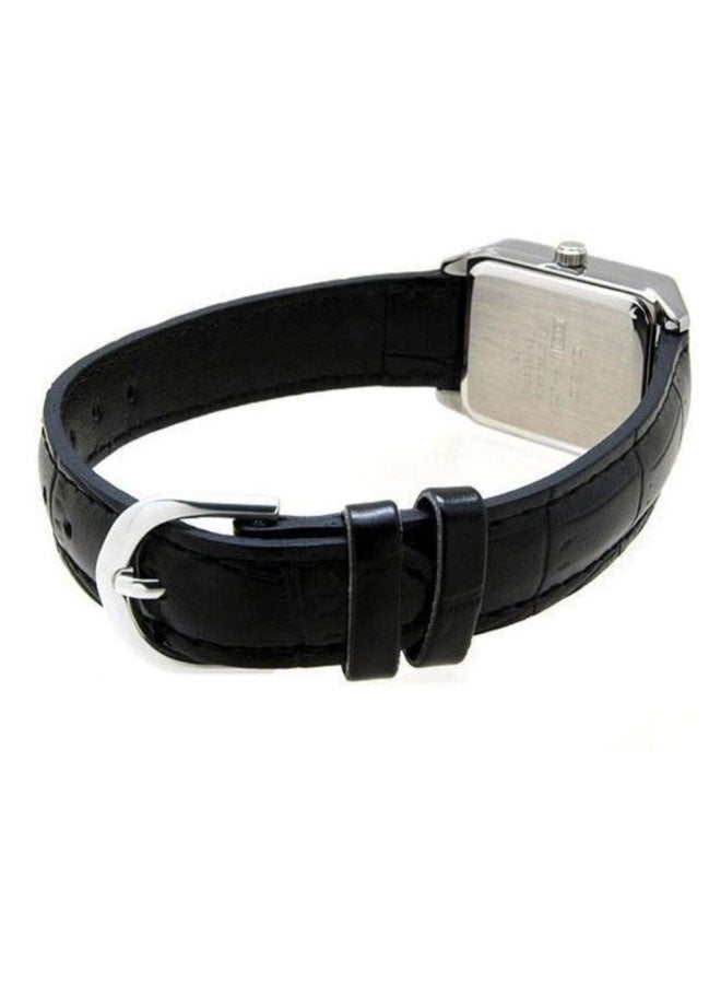 Casio Women's Watch - LTP-V007L-1BUDF Black Dial, Black Band - Image 3