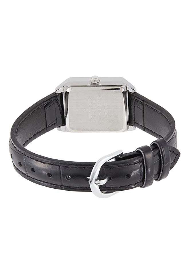 Casio Women's Watch - LTP-V007L-1BUDF Black Dial, Black Band - Image 4