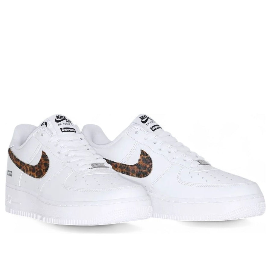 Nike Air Force 1 Low Leopard Swoosh White - Image 2