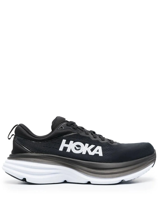 HOKA Bondi 8 2E Wide 'Black White' - Image 1