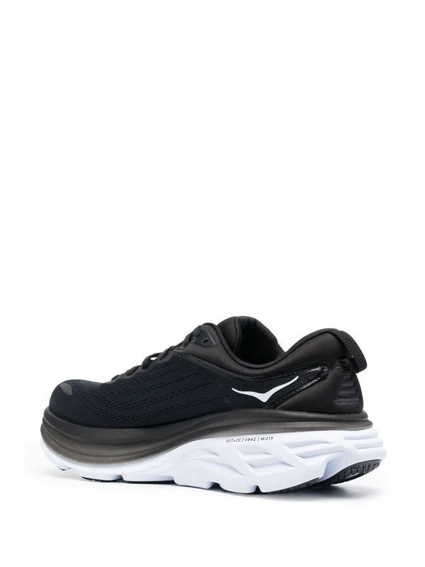 HOKA Bondi 8 2E Wide 'Black White' - Image 3